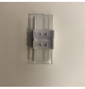Empalme con dos conectores para tiras led de 220V