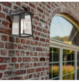 Aplique de Lutec Kelsey grande E27 cristal transparente