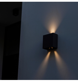 Aplique led de pared Lutec Gemini Beams 3K 10W