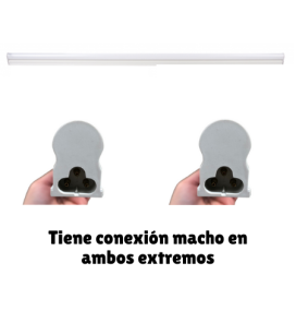 BARRA LED T5 BLANCA FRIA 120CM SIN INTERRUPTOR