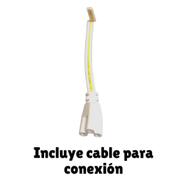 BARRA LED T5 BLANCA FRIA 120CM SIN INTERRUPTOR