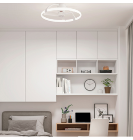 Ventilador de techo led Mantra Nepal mini blanco regulable