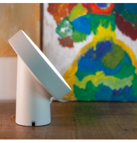 Lámpara led inteligente Lutec Moa Bluetooh RGB+CCT 9,5W blanco