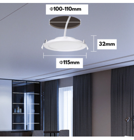 Downlight led inteligente Wifi 6W CCT