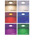 Downlight led inteligente Lutec Optima 7W RGB+CCT bluetooh blanco