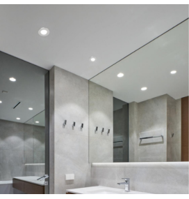 Downlight led inteligente Lutec Optima 7W RGB+CCT bluetooh niquel