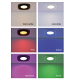 Downlight led inteligente Lutec Rina 7,7W RGB+CCT bluetooh blanco
