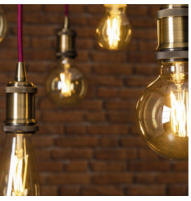 Bombilla led vintage inteligente Lutec G125 E27 7,7W