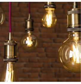 Bombilla led vintage inteligente Lutec ST64 E27 7,5W