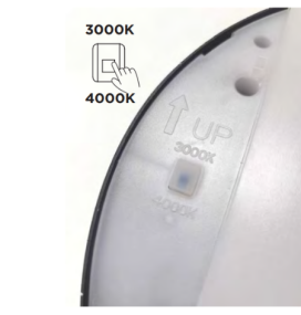 Aplique de techo o pared Lutec Sweep 23,5W antracita