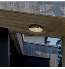 Aplique de techo o pared Lutec Sweep 23,5W antracita