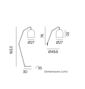 Lámpara de pie Newgarden Santorini