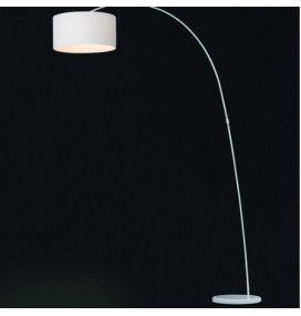 Lámpara de pie Faro Papua blanca