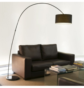 Lámpara de pie Faro Papua blanca