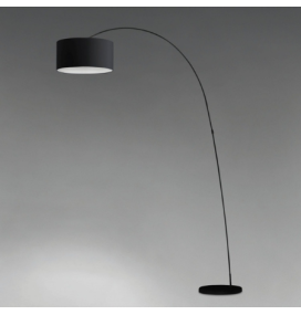 Lámpara led de pie Faro Papua negro