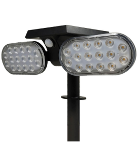 Aplique solar para pared y suelo con sensor de movimiento