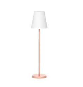 Lámpara de pie led solar Newgarden Lola Slim 120 rose gold
