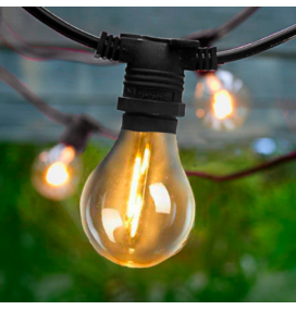 Guirnalda led Newgarden Allegra cable negro