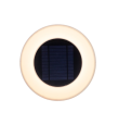 Aplique de pared led solar Newgarden Wally disk Ø27cm