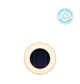 Aplique de pared led solar Newgarden Wally disk Ø27cm
