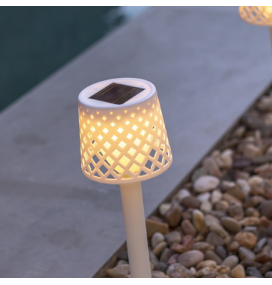 Pica led solar Newgarden Gretita blanca (pack 4 unidades)