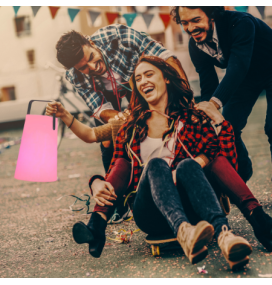 Altavoz led portátil Newgarden Nómada