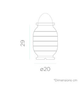 Lámpara led portátil Newgarden Candela batería recargable
