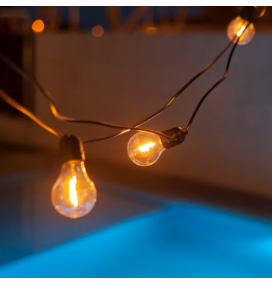 Bombilla led E27 especial para guirnaldas de goma