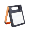 Lámpara led portátil solar Lutec Padlight con carga de móvil naranja