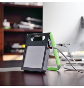 Lámpara portátil solar verde PADLIGHT 2W 200Lm de Lutec