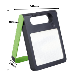 Lámpara portátil solar verde PADLIGHT 2W 200Lm de Lutec