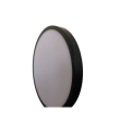 Plafon led slim superficie redondo 18W negro