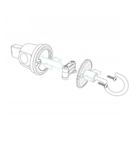 Gancho para guirnaldas cable plano