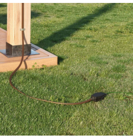 Caja de conexiones para guirnaldas con adaptador para cables redondos y planos