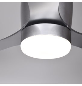 Ventilador led Nasim plata