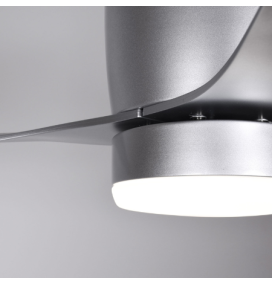 Ventilador led Nasim plata