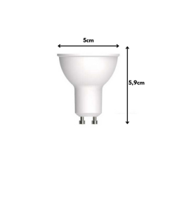 Bombilla led inteligente Wifi GU10 6W CCT