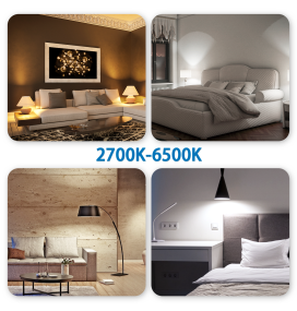 Bombilla led inteligente Wifi GU10 6W CCT