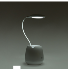 Flexo led Speaker 5W regulable con bluetooh y altavoz