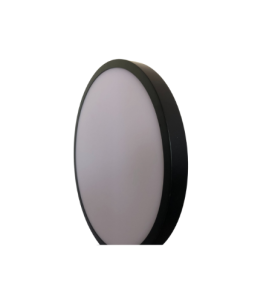 Plafón led superficie redondo 6W negro