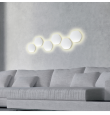 Aplique de pared led Mantra Bora Bora C0115 6W plata