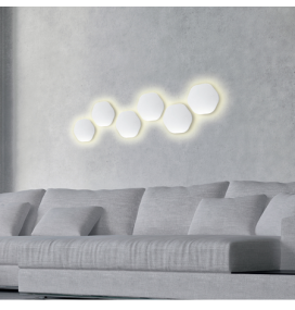 Aplique de pared led Mantra Bora Bora C0115 6W plata