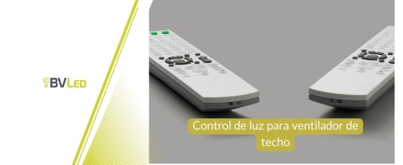 Control de la luz en ventiladores: interruptor o mando