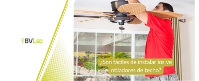 Instalar ventilador de techo: ¿es fácil?