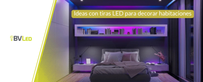 10 ideas para decorar habitación con tiras LED